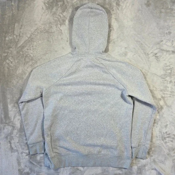 Under Armour Mens HeatGear Hoodie Gray Graphic Logo Loose Fit Sweatshirt Medium - Picture 7 of 7